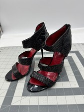 Cesare Paciotti Black Stiletto Heels Sandals EU 36 - Used