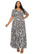 PLUS SIZE Irina Surplice Maxi Dress