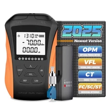 Optical Power Meter with Visual Fault Locator, Fiber Light Cable Tester