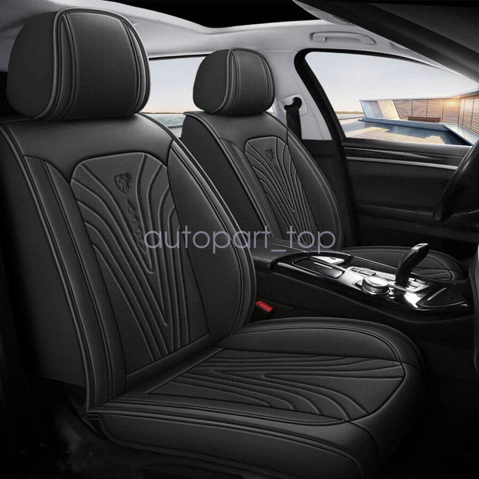 Juego completo de funda de asiento de coche impermeable 5 asientos para Chrysler 300 Cirrus Town & Country Foto 2 de 4