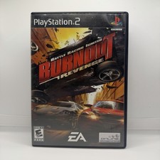 Burnout Revenge PS2 CIB Black Label Insert and Disc PlayStation 2
