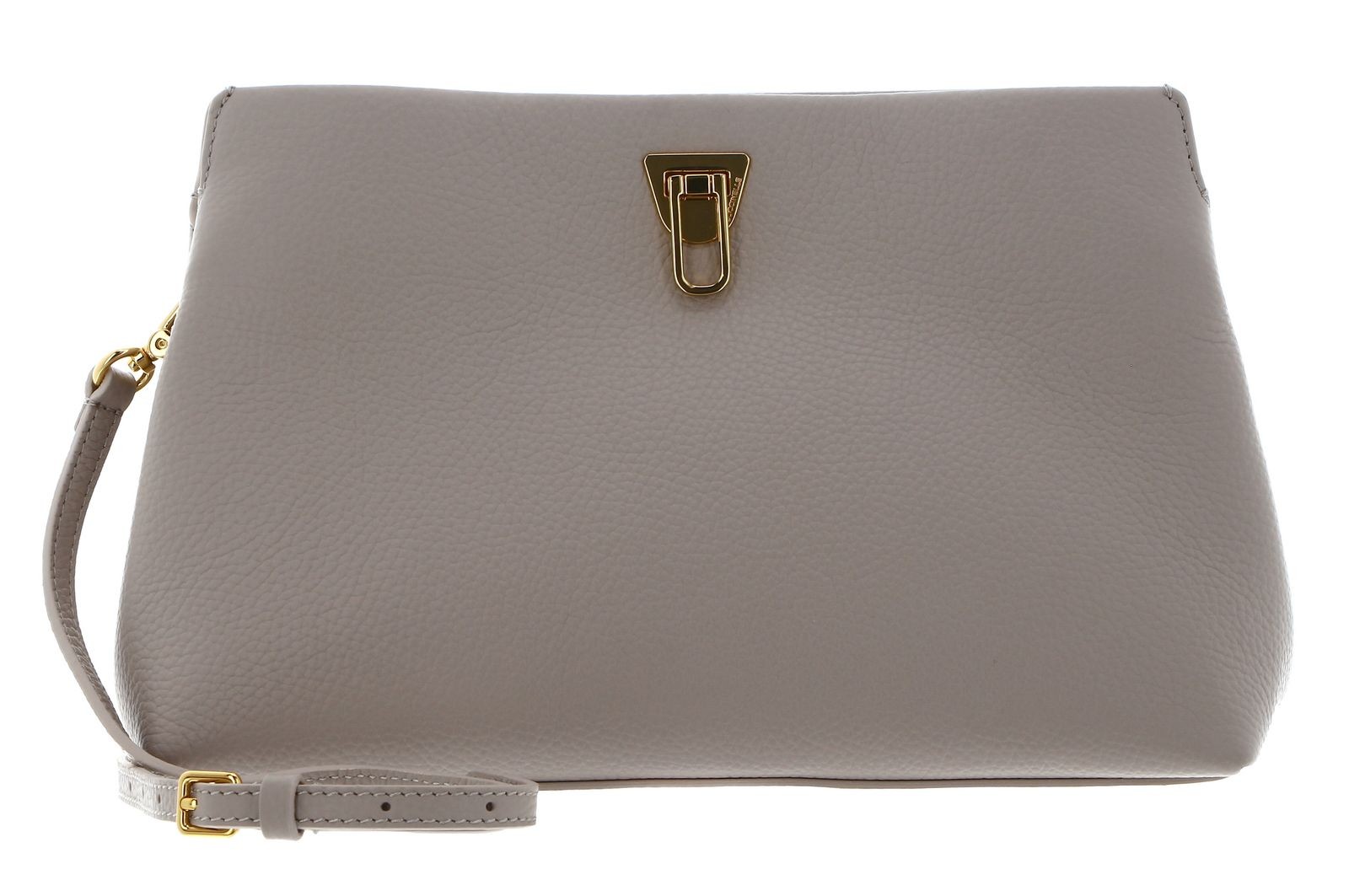 COCCINELLE clutch Beat Clutch Handbag Grained Leather Powder Pink