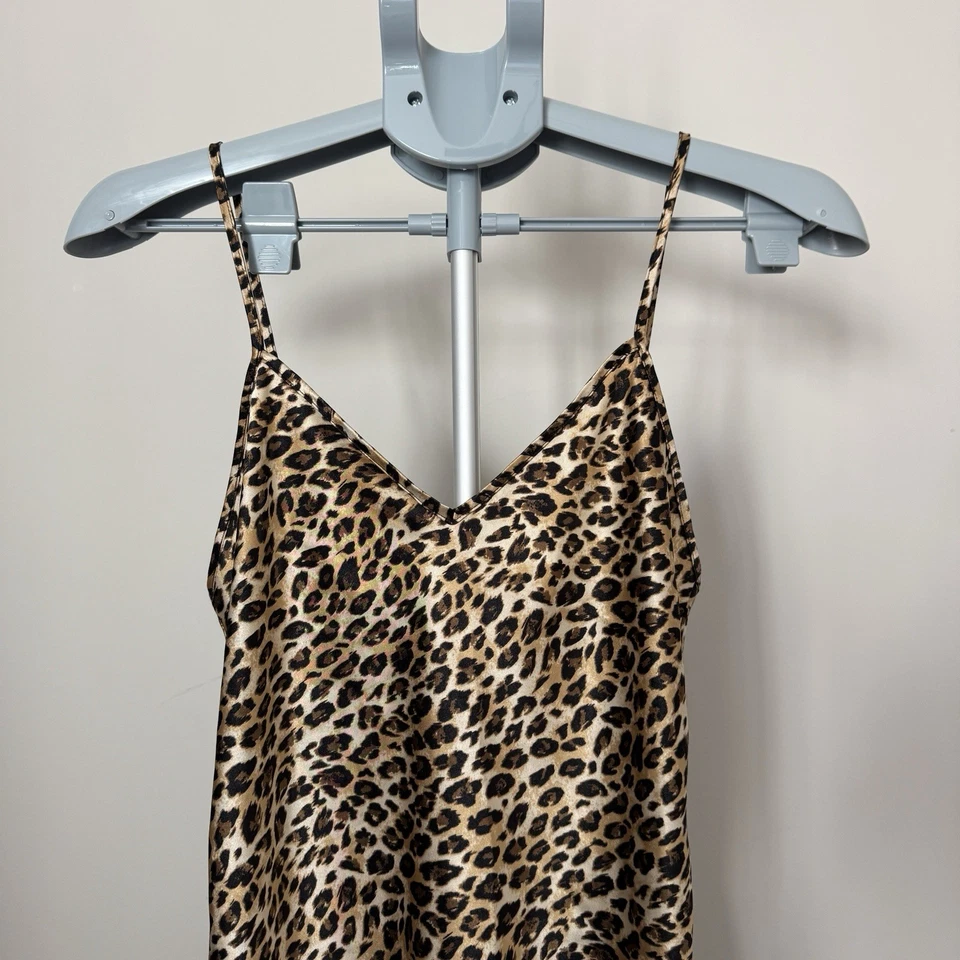 Vestido sin Mangas Gilligan O’Malley Cheetah para Mujer Talla Pequeña Estampado de Leopardo Poliéster Foto 4 de 4