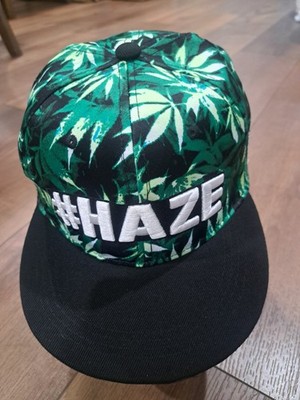 Cayler & Sons #Haze Snapback Hat Men Green Leaf Print Flat Brim Adjustable Cap