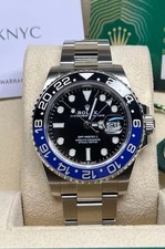 2021 Rolex GMT-Master II 126710BLNR Batman Silver Oyster Bracelet - Full Set