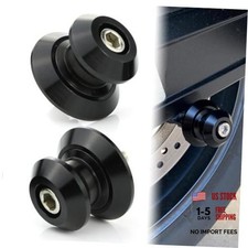 M8 X1.25 Universal Motorcycle Swing arm Spools/Swing Arm Stand Screw Fit Black