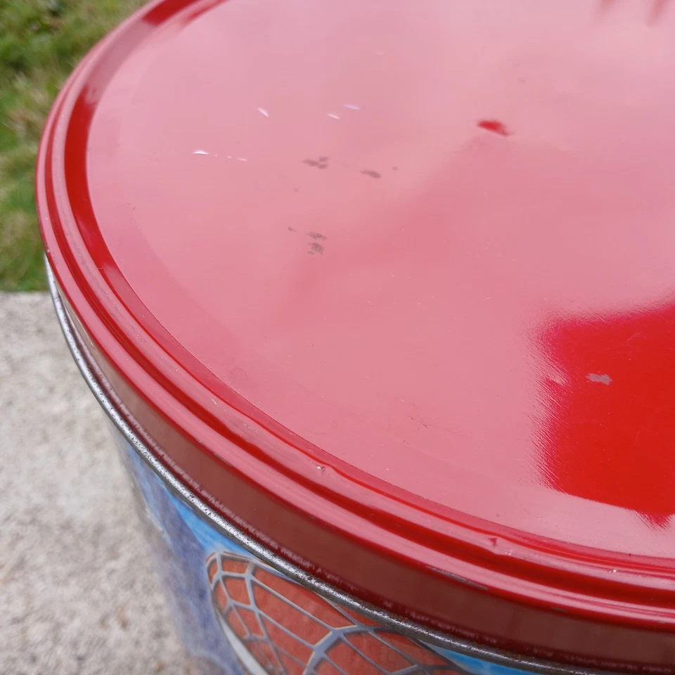 Y2K 2004 SPIDERMAN 2 COLUMBIA PICTURES/MARVEL 11" POPCORN TIN HTF - Image 4 of 4