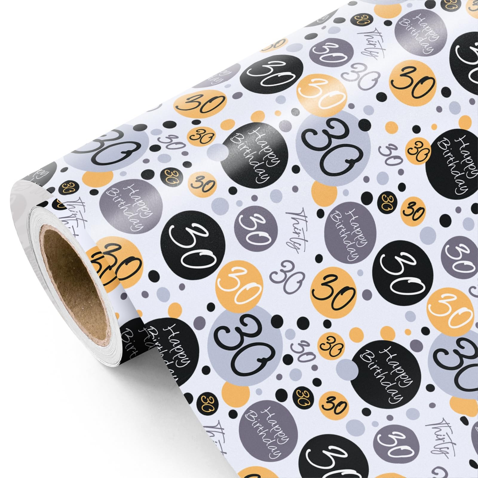 - Mini Roll - 17 Inch X 33 Feet - Black 30th Bda...