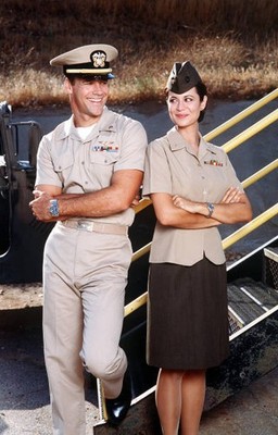 David James Elliott and Catherine Bell star as Lt Cmdr Harmon �Har- Old Photo