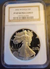 2002-W American Eagle NGC PF-69 Ultra Cameo ER Bullion-0.999 Silver 1 Oz Coin