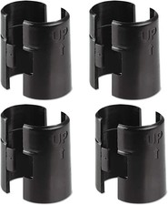 Wire Shelving Shelf Lock Clips, Spare Clip Pack for Racks 8 Clips/Pack (Plastic