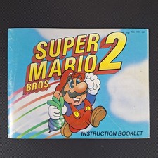 Super Mario Bros. 2 Nintendo NES Instruction Manual Booklet Only