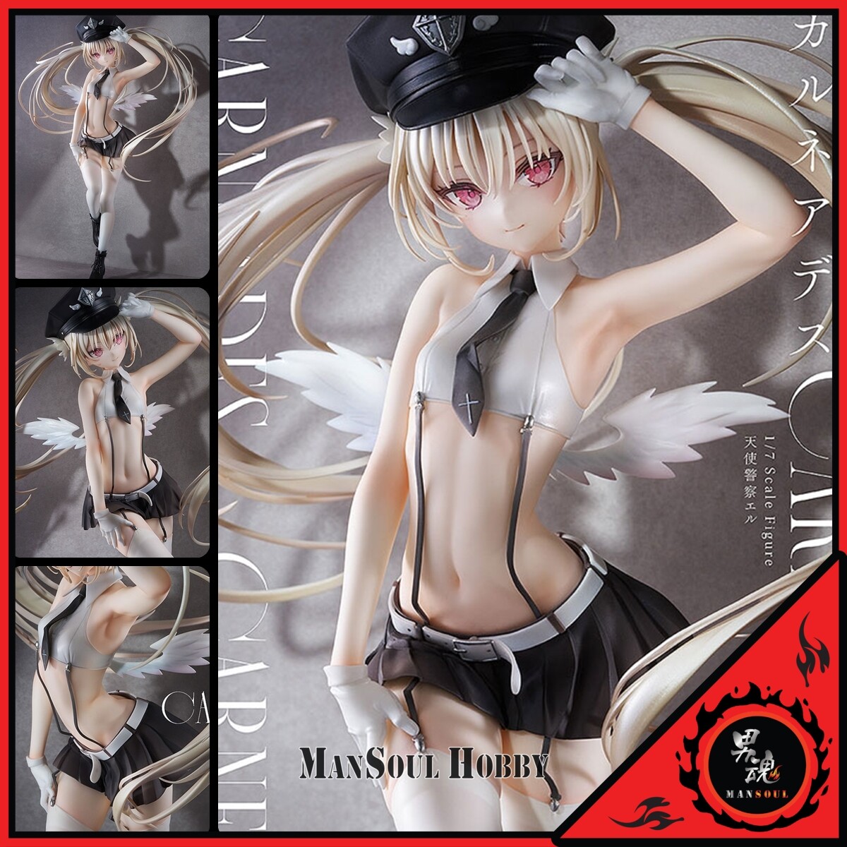 NEW AUTHENTIC Good Smile Carneades Angel Police Elle 1/7 Complete