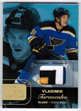 15/16 FLEER SHOWCASE VLADIMIR TARASENKO FLAIR PREMIUM MATERIALS PATCH /15 BLUES
