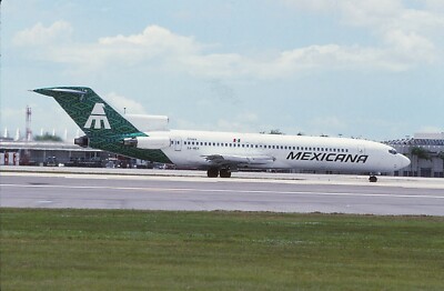 Original Farbdia Boeing 727 XA-MEK von Mexicana