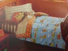 4 pc Circo Animal Friends Train Collection Toddler Bed Set NIP