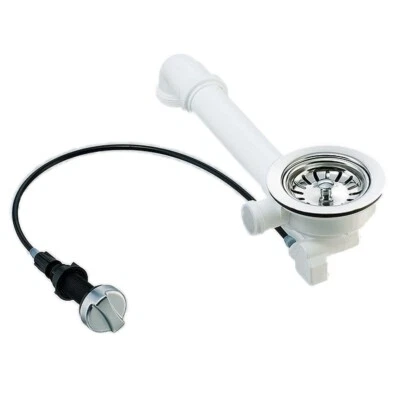 Drehexcenter Siebkorbventil Ablaufgarnitur 3,5 Ablauf Exzenter Korbventil Sieb