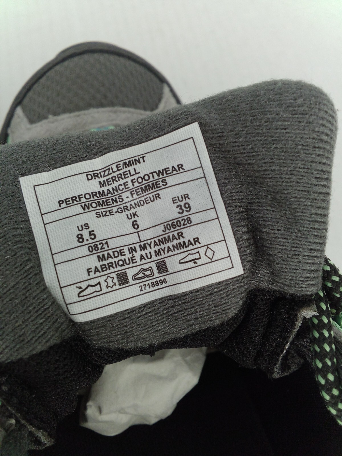 Merrell Scarpe da Escursionismo Donna Moab 2 Impermeabili Grigio Come Nuove Taglia 8 5 M US