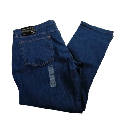 Alfani Jeans Men's Size 40x32 Blue Straight Leg David Rinse Cotton Blend
