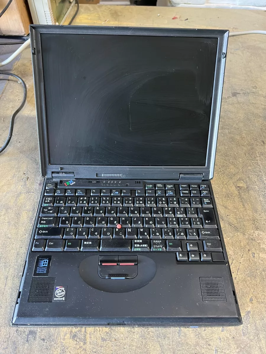 往年の名機[IBM ThinkPad 600]2645