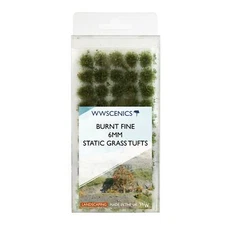 WWS Burnt Foliage | Self-Adhesive Static Grass Tufts x 100 | for Model Scenery