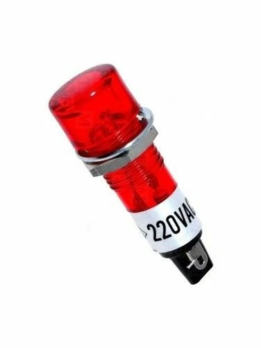 ELEKTRONIX Glimmlampe Rot 220V / 230V - Signalleuchte -- Lampe löt