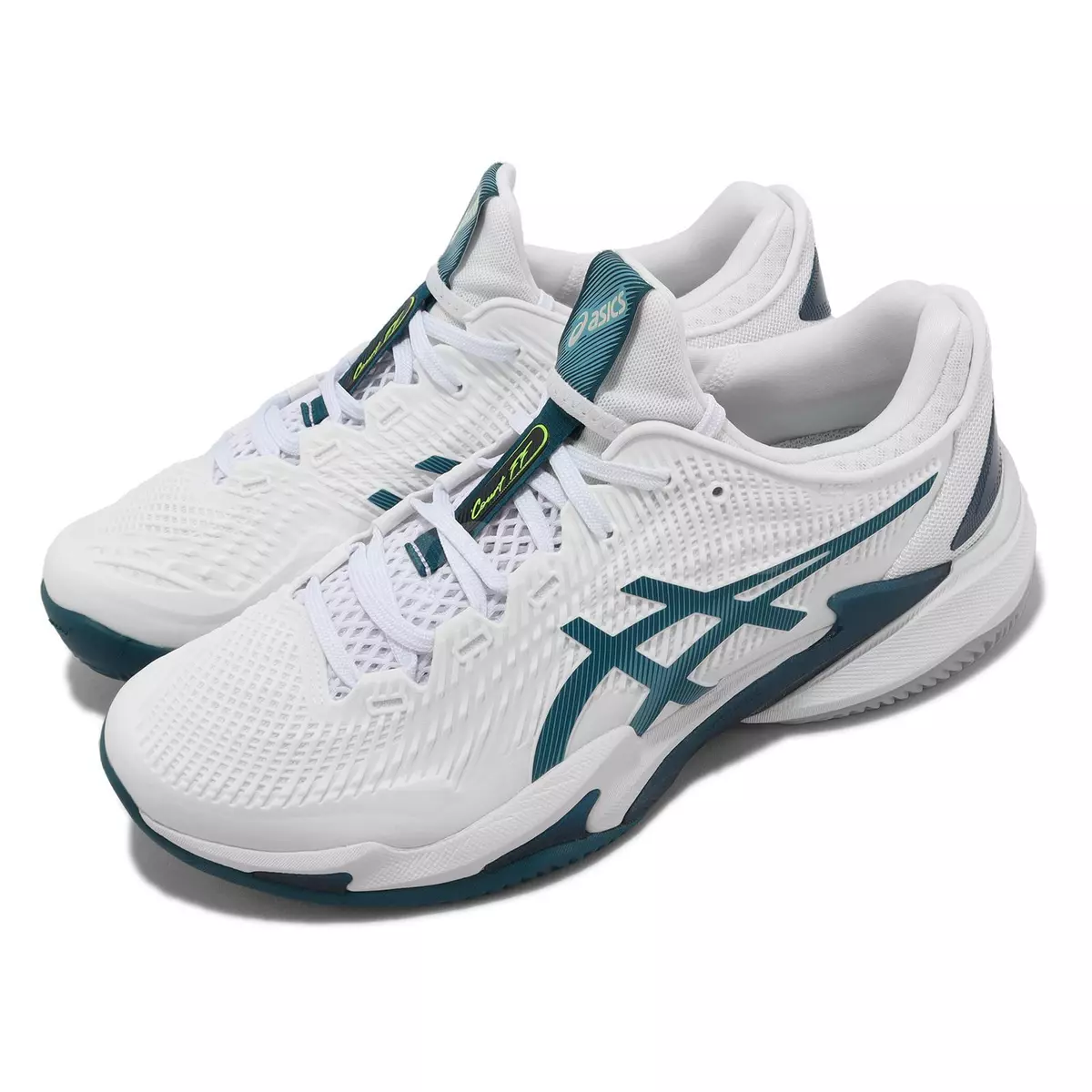 Men's COURT FF 3, White/Gris Blue, Tennis Shoes