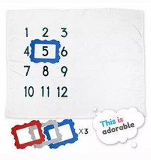 Baby Milestone Blanket by THIS IS ADORABLE - Monthly Large Photography