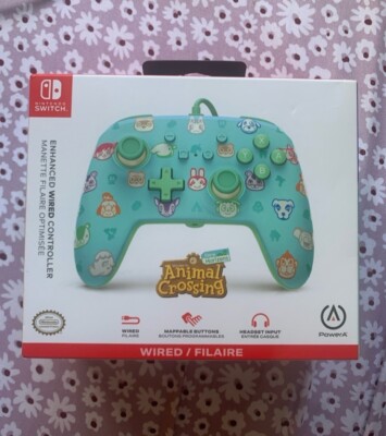 Power A Enhanced Wired Controller for Nintendo Switch Animal Crossing