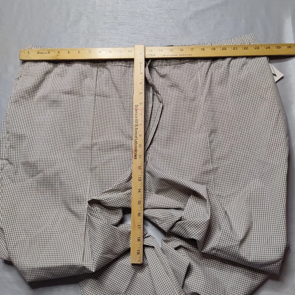 WORTHINGTON Women Plus Size 2X Khaki Plaid Mid-Rise Jogger Pull-On Pants NEW - Image 3 of 4