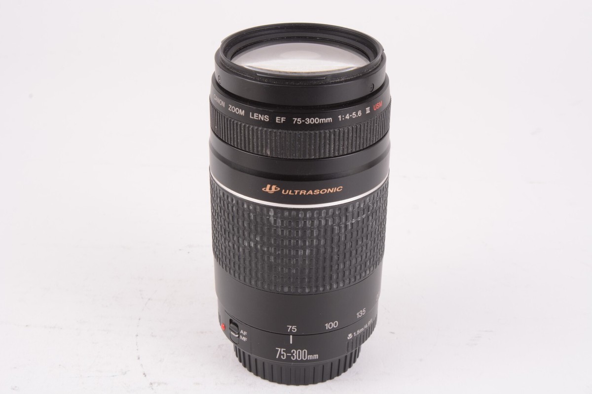 Canon EF 75-300mm f/4-5.6 III USM Telephoto Zoom Camera Lens