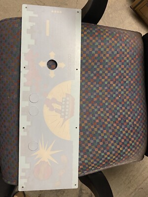 Popeye Bootleg Arcade Plexiglass Control Panel Overlay,  New Old Stock