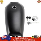 Black Cafe Racer Gas Tank Motorcycle Fuel Retro Classic For Bobber Scrambler