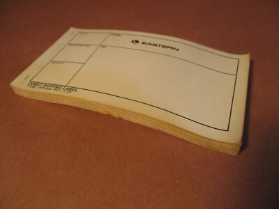 eastern airlines comat shipping label booklet 5 3/4