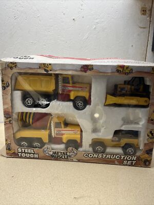 Vintage Nylint Steel Tough Construction Set Metal Muscle 