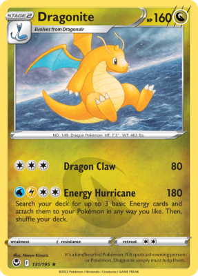 Dragonite 131/195 Rare Holo | Silver Tempest | Pokemon Card | eBay