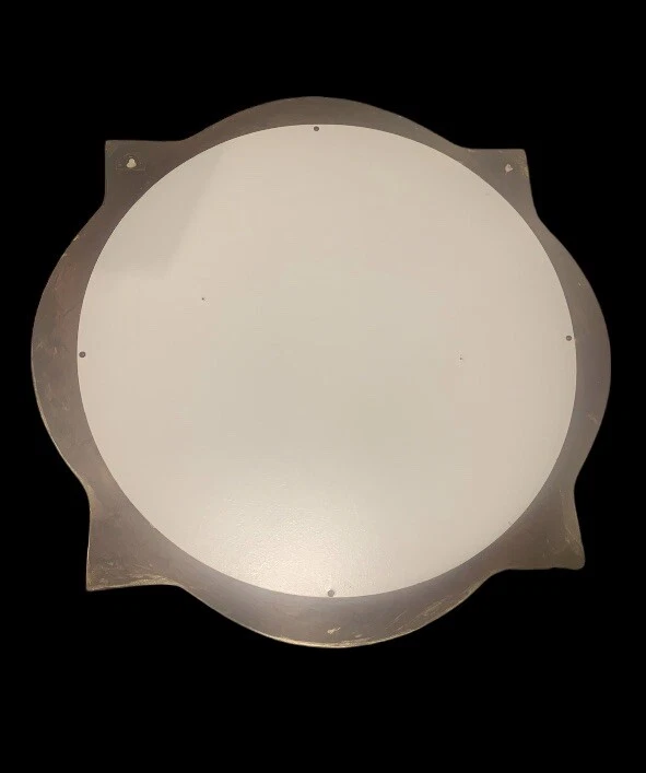 "Espejo de acento estilo gótico negro, madera y dorado 19"" lado lateral 21"" punto Foto 4 de 4