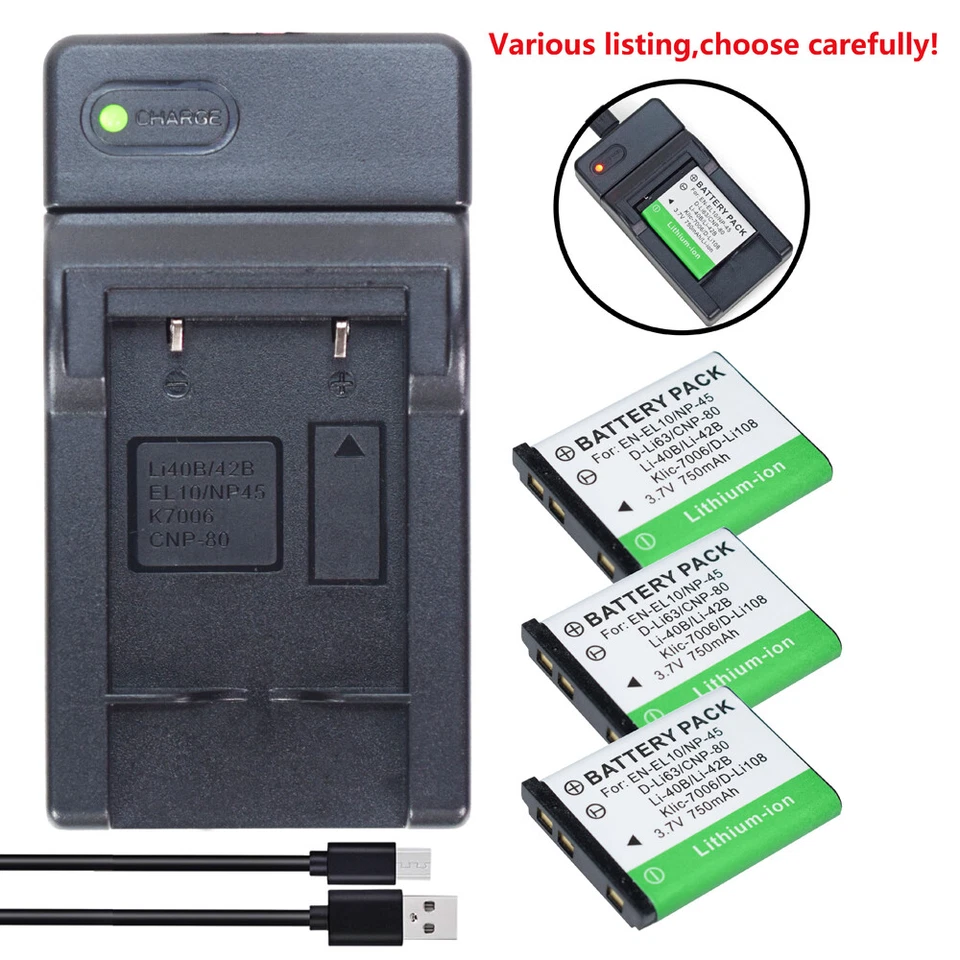 NP-45A Battery or charger for FujiFilm mini 90 XP50 XP60 JX650 JX680 530 JZ500 - Image 2 of 4
