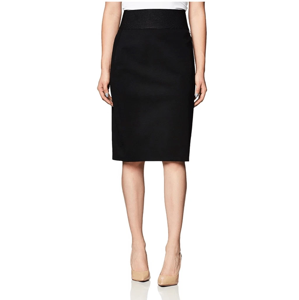 calvin klein black pencil skirt