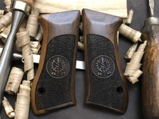 Jericho 941F, 941FS Walnut Wood Grips. Handmade. AAA Quality. US Based Seller