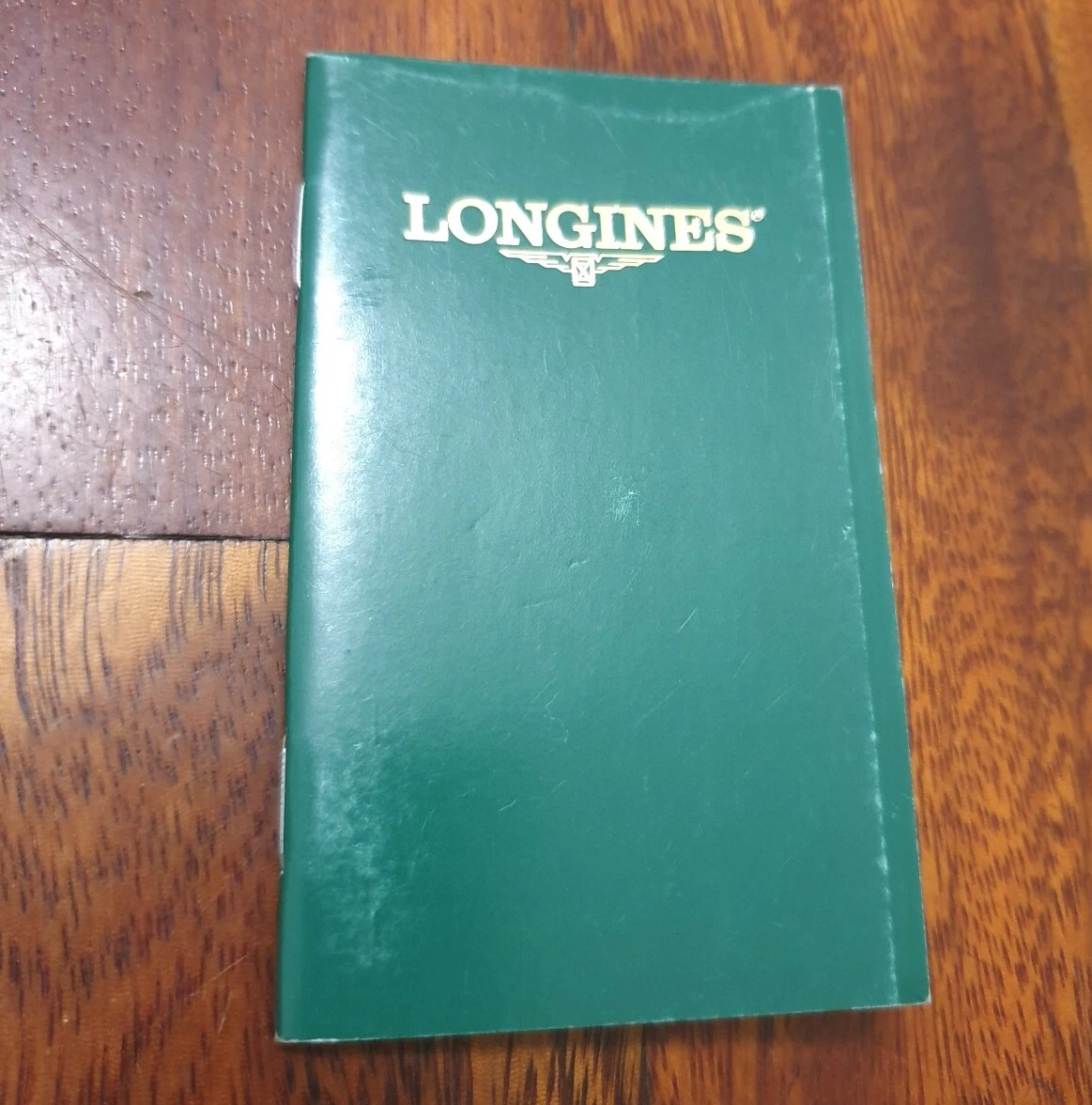 New old stock vintage Longines Warranty & service Booklet, blank unused, no card