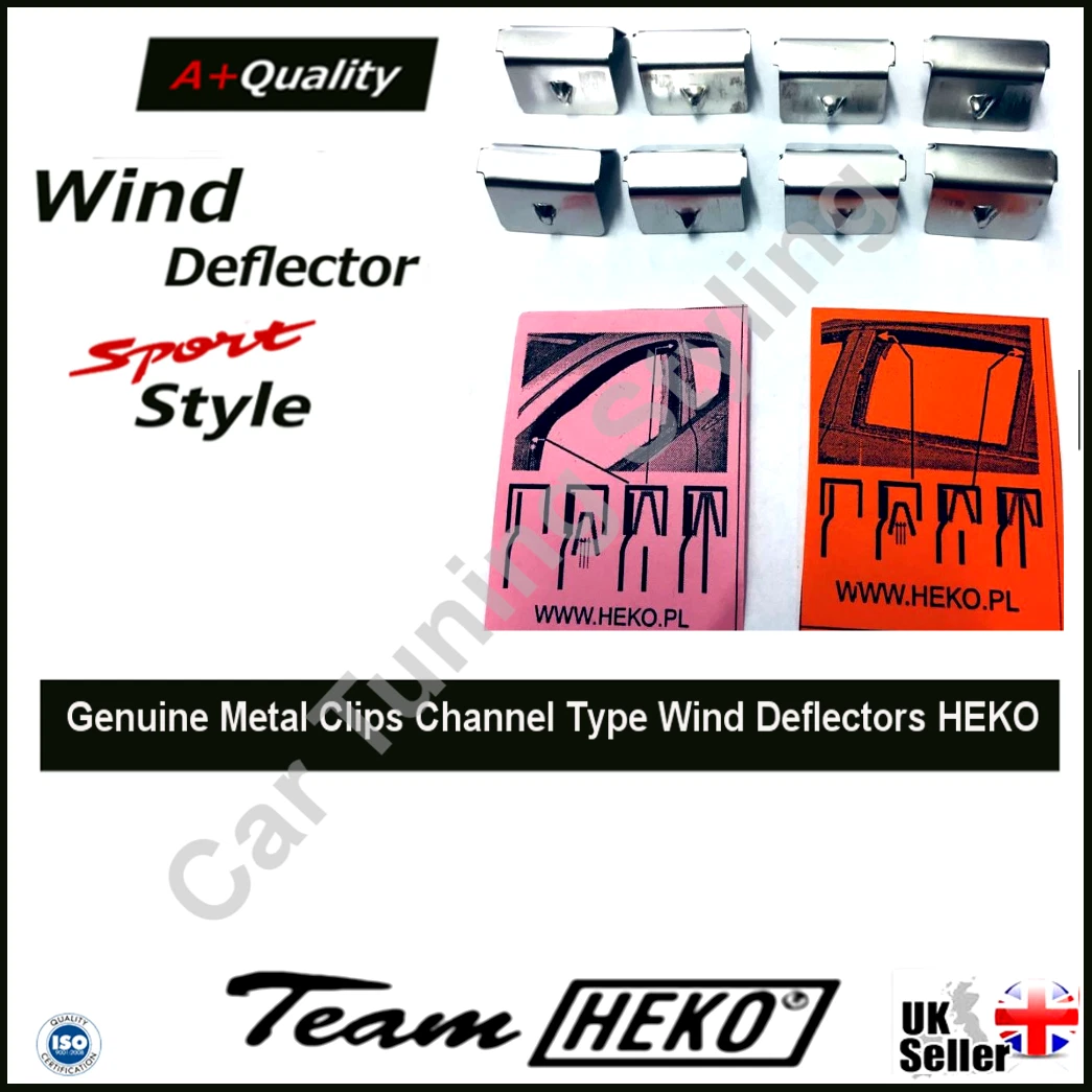 Heko wind deflector clips online
