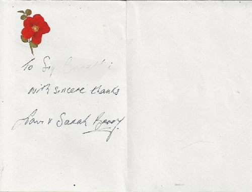 LIAM BRADY JUVENTUS AUTOGRAPH 1981 ENVELOPE TICKET