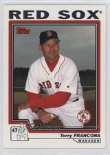 2004 Topps Traded and Rookies Terry Francona #T66 5w0
