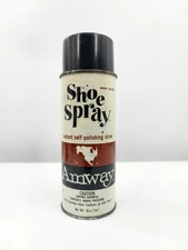 Vintage Amway Shoe Spray Instant Self Polishing Shine High Gloss 16 Oz Can