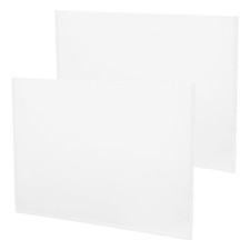 Double Layer Acrylic Office Display Rack Transparent Reusable A4 Document Holder