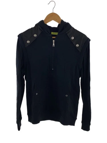 Felpa con cappuccio VERSACE nera 44 usata