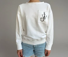J.W. Anderson White womens Sweatshirt Size M