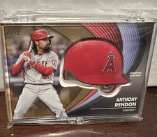 Anthony Rendon Gold Parallel 24/75 2022 Topps Baseball Helmet Relic Card