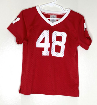 University of Wisconsin Badgers Toddler Child 3T Football Jersey Rivalry Threads